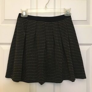 French Connection Striped Circle Skirt